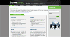 Desktop Screenshot of ccmidirect.ccmi.com